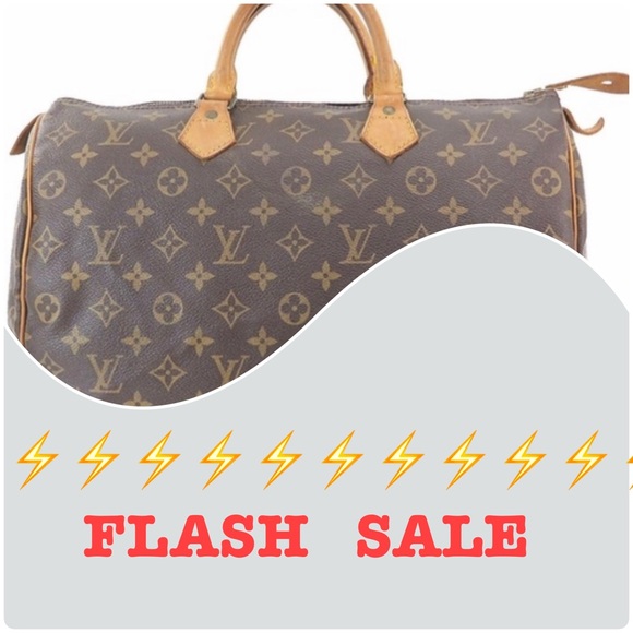 Auth Louis Vuitton Monogram Speedy 35 ‼️Firm Price‼️ - Picture 1 of 15